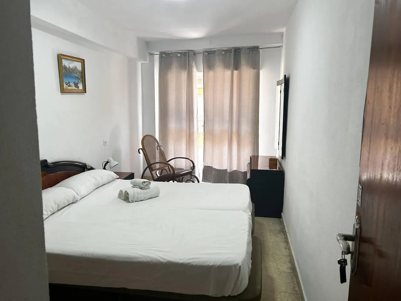 Quarto em Acomodações Particulares Habitación Doble en La Victoria Málaga